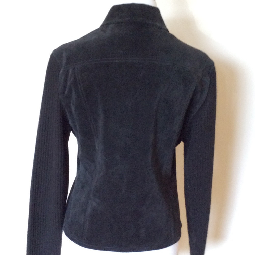 Leather Button Jacket - image 3